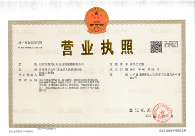 日照市新嵐山財(cái)金投資集團(tuán)